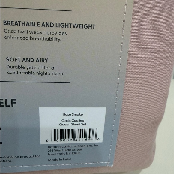 Koolaburra by  UGG Rose Smoke Oasis Cooling Technology QUEEN Sheet Set